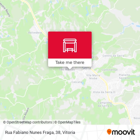 Rua Fabiano Nunes Fraga, 38 map
