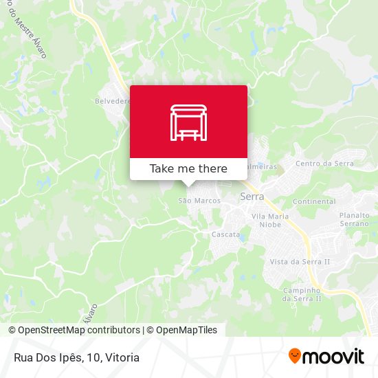 Rua Dos Ipês, 10 map