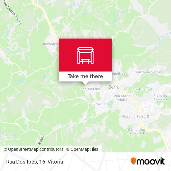 Rua Dos Ipês, 16 map