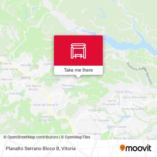 Planalto Serrano Bloco B map