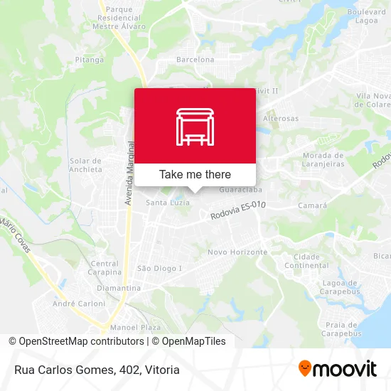 Rua Carlos Gomes, 402 map