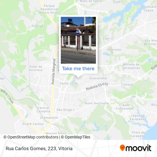 Rua Carlos Gomes, 223 map