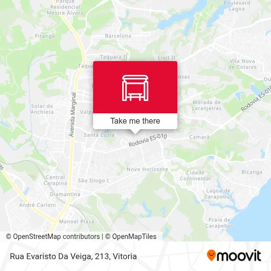 Rua Evaristo Da Veiga, 213 map