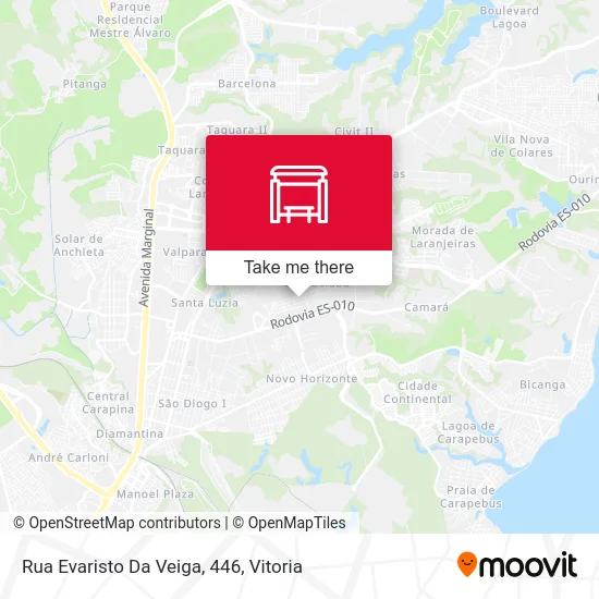 Rua Evaristo Da Veiga, 446 map