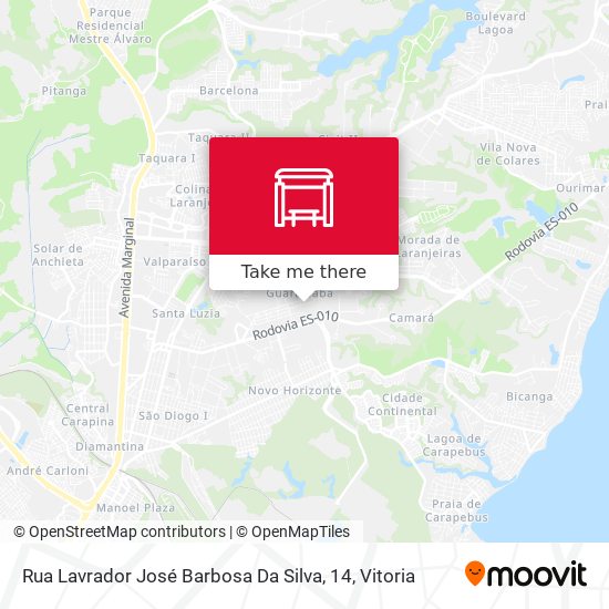 Rua Lavrador José Barbosa Da Silva, 14 map