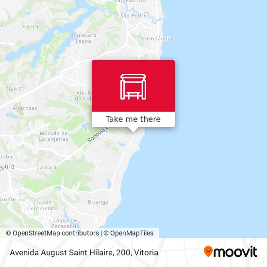 Avenida August Saint Hilaire, 200 map