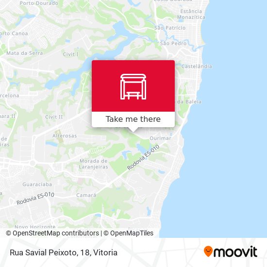 Rua Savial Peixoto, 18 map