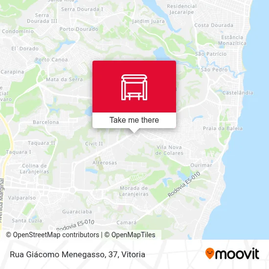 Rua Giácomo Menegasso, 37 map