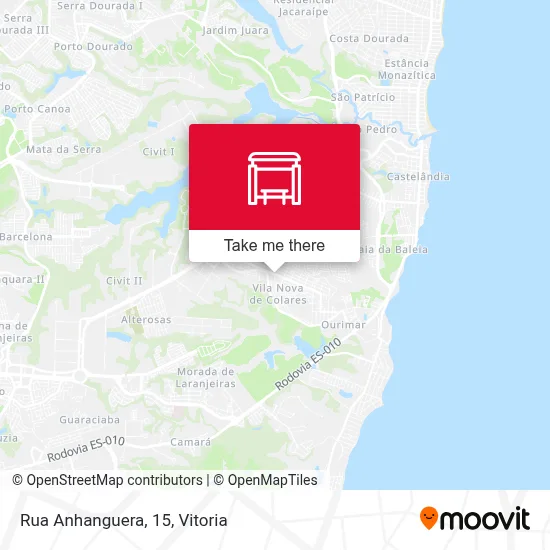 Rua Anhanguera, 15 map