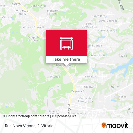 Rua Nova Viçosa, 2 map