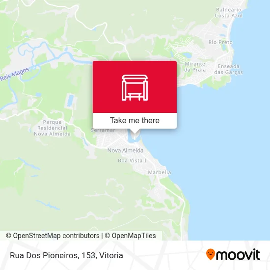 Rua Dos Pioneiros, 153 map