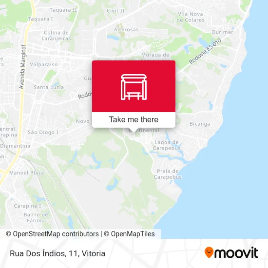 Rua Dos Índios, 11 map