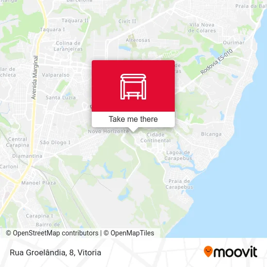 Rua Groelândia, 8 map