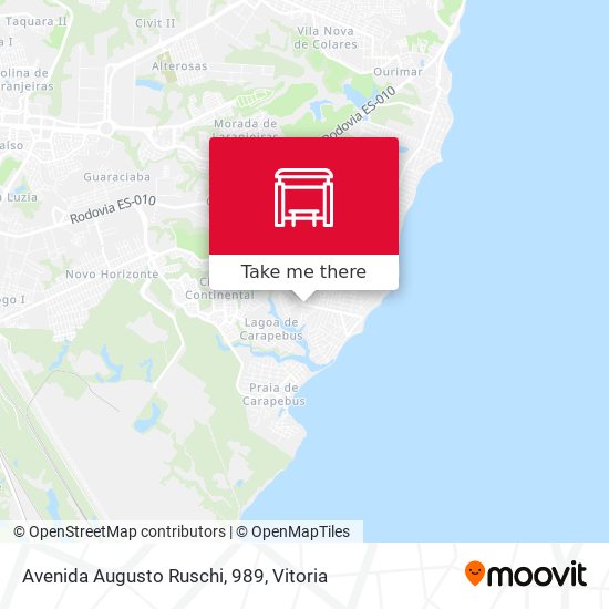 Avenida Augusto Ruschi, 989 map