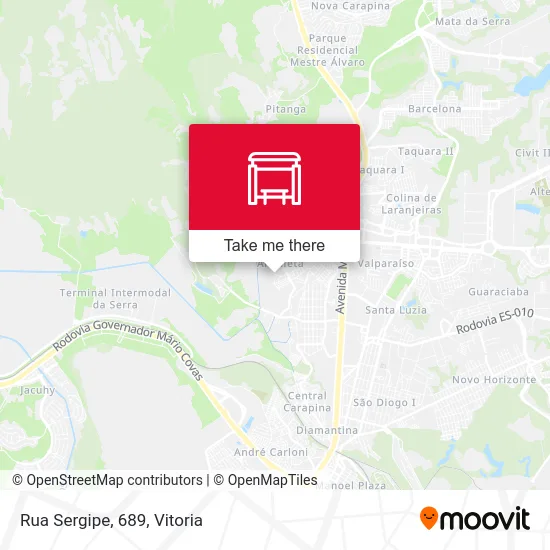 Rua Sergipe, 689 map