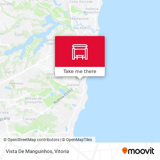 Vista De Manguinhos map