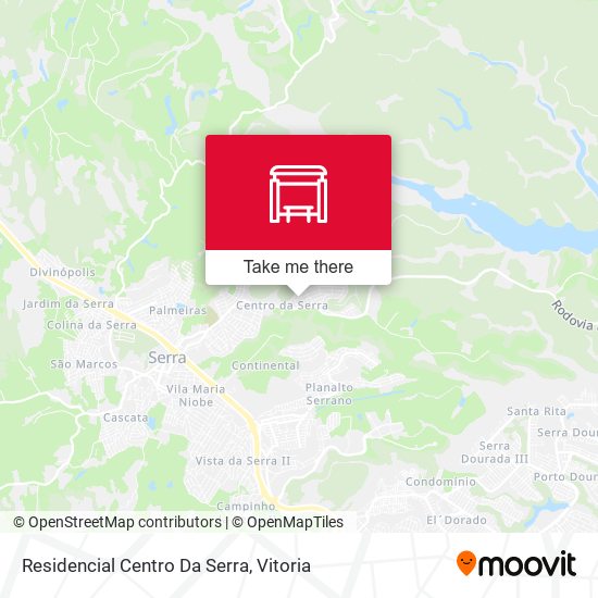 Residencial Centro Da Serra map