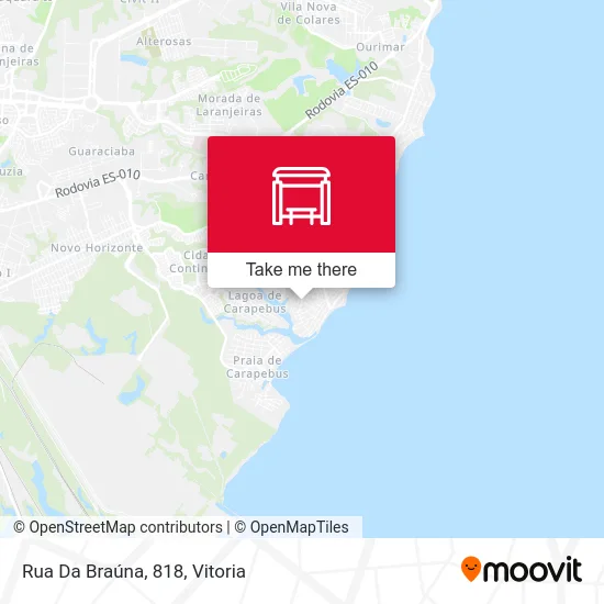 Rua Da Braúna, 818 map