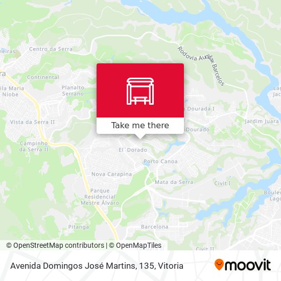 Avenida Domingos José Martins, 135 map