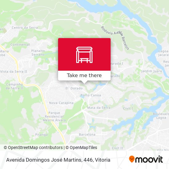 Avenida Domingos José Martins, 446 map