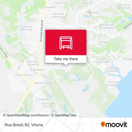 Rua Brasil, 82 map