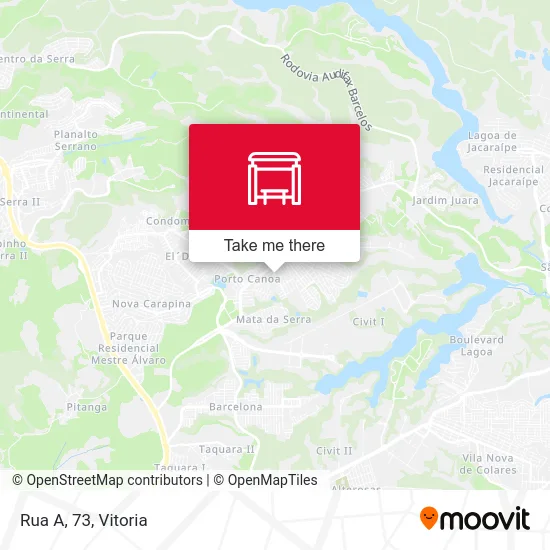 Rua A, 73 map