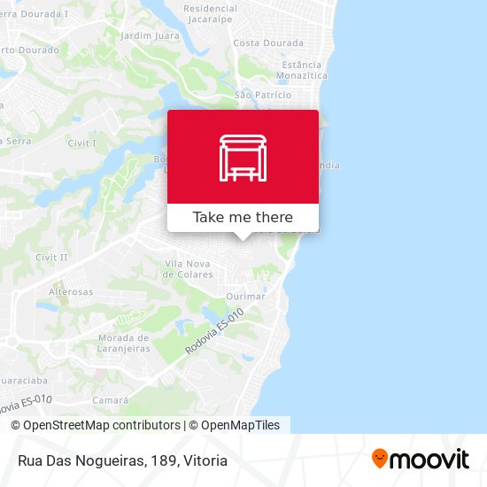 Rua Das Nogueiras, 189 map