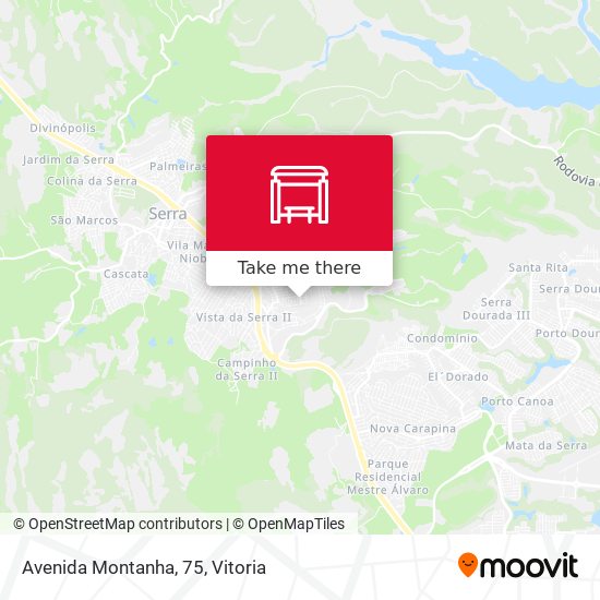 Avenida Montanha, 75 map