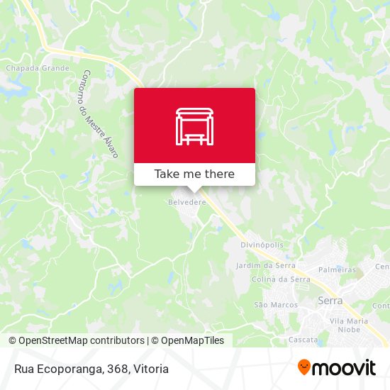 Rua Ecoporanga, 368 map