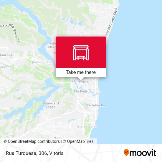 Rua Turquesa, 306 map