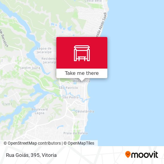 Rua Goiás, 395 map