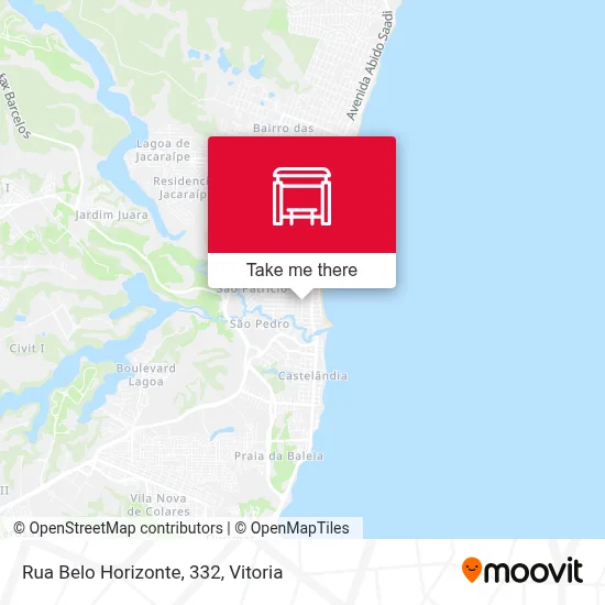 Rua Belo Horizonte, 332 map