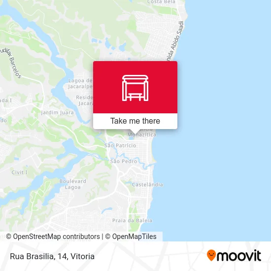 Rua Brasilia, 14 map