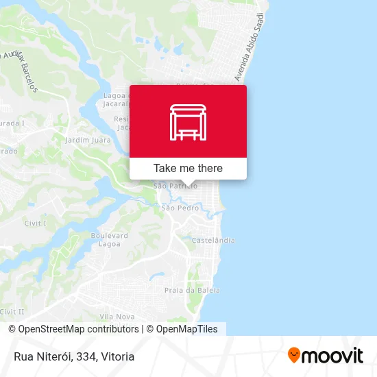 Rua Niterói, 334 map