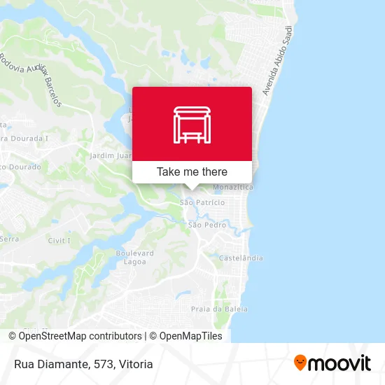 Rua Diamante, 573 map