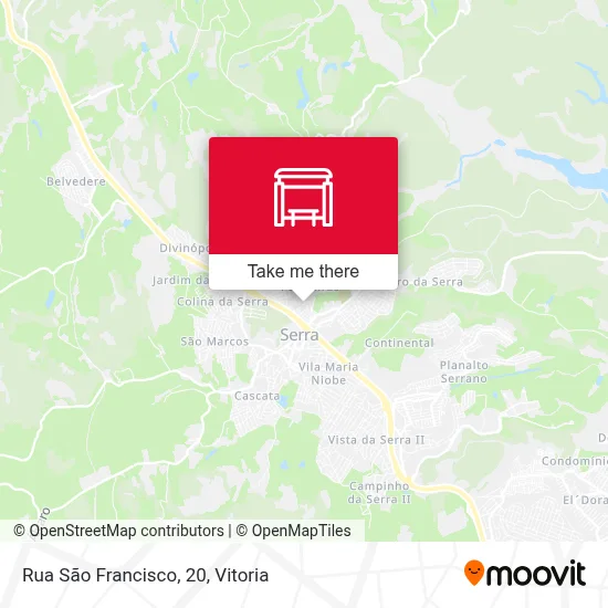 Rua São Francisco, 20 map