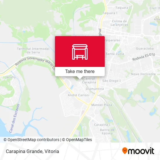 Carapina Grande map