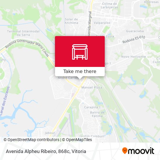Avenida Alpheu Ribeiro, 868c map