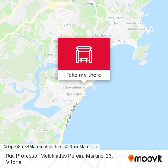 Mapa Rua Professor Melchíades Pereira Martins, 23