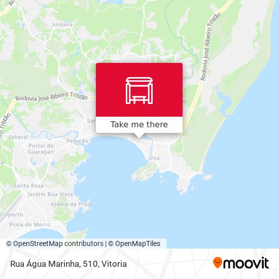 Rua Água Marinha, 510 map