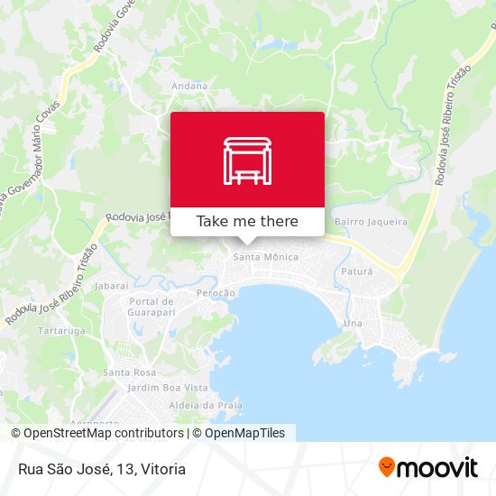 Rua São José, 13 map