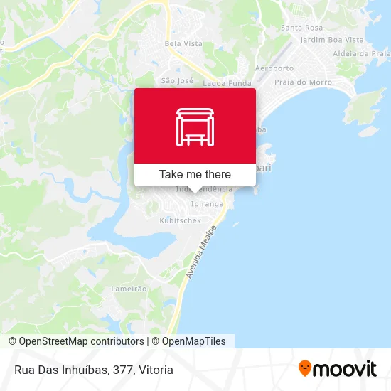 Rua Das Inhuíbas, 377 map