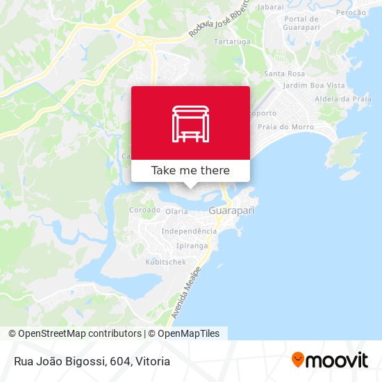 Mapa Rua João Bigossi, 604