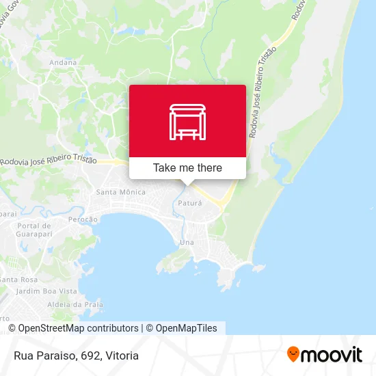 Rua Paraiso, 692 map