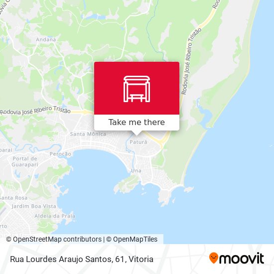 Rua Lourdes Araujo Santos, 61 map