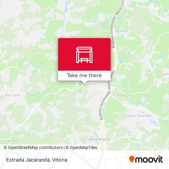 Estrada Jacarandá map