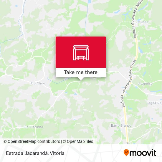 Estrada Jacarandá map
