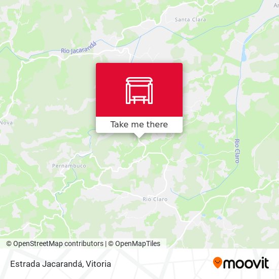 Estrada Jacarandá map