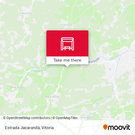 Estrada Jacarandá map