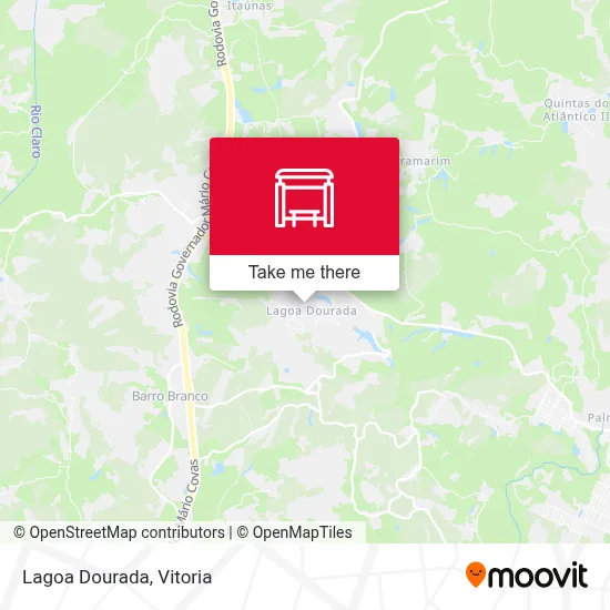 Lagoa Dourada map